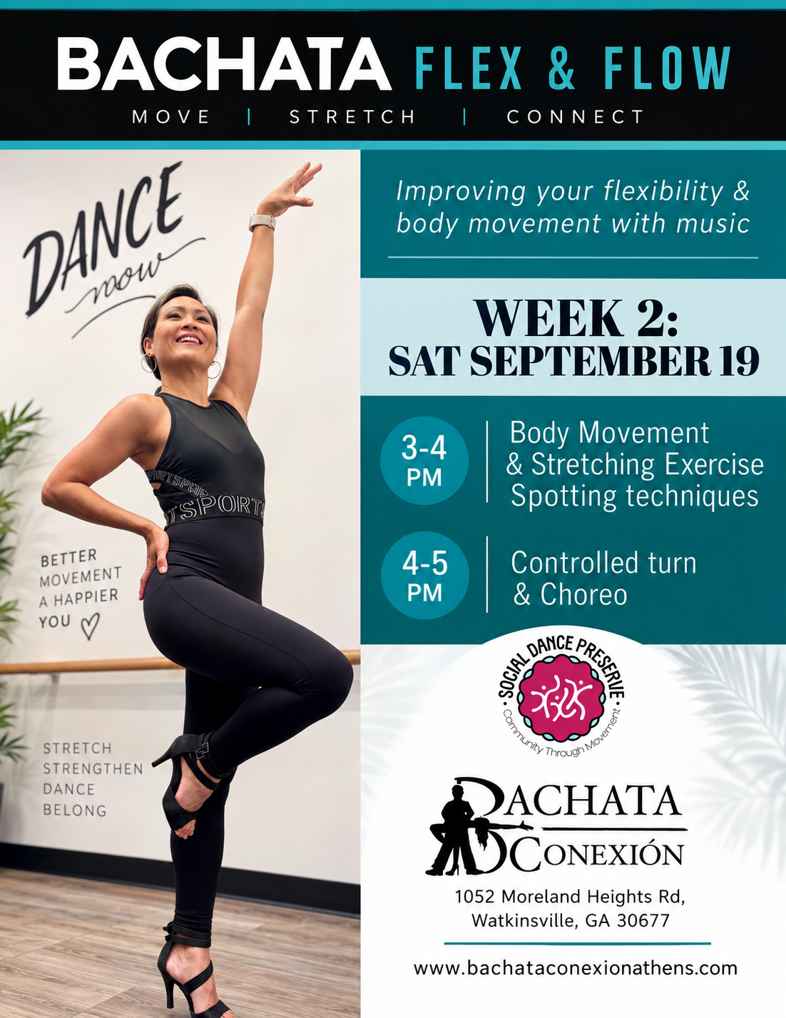 Bachata FLEX &amp; FLOW (WEEK 2)
