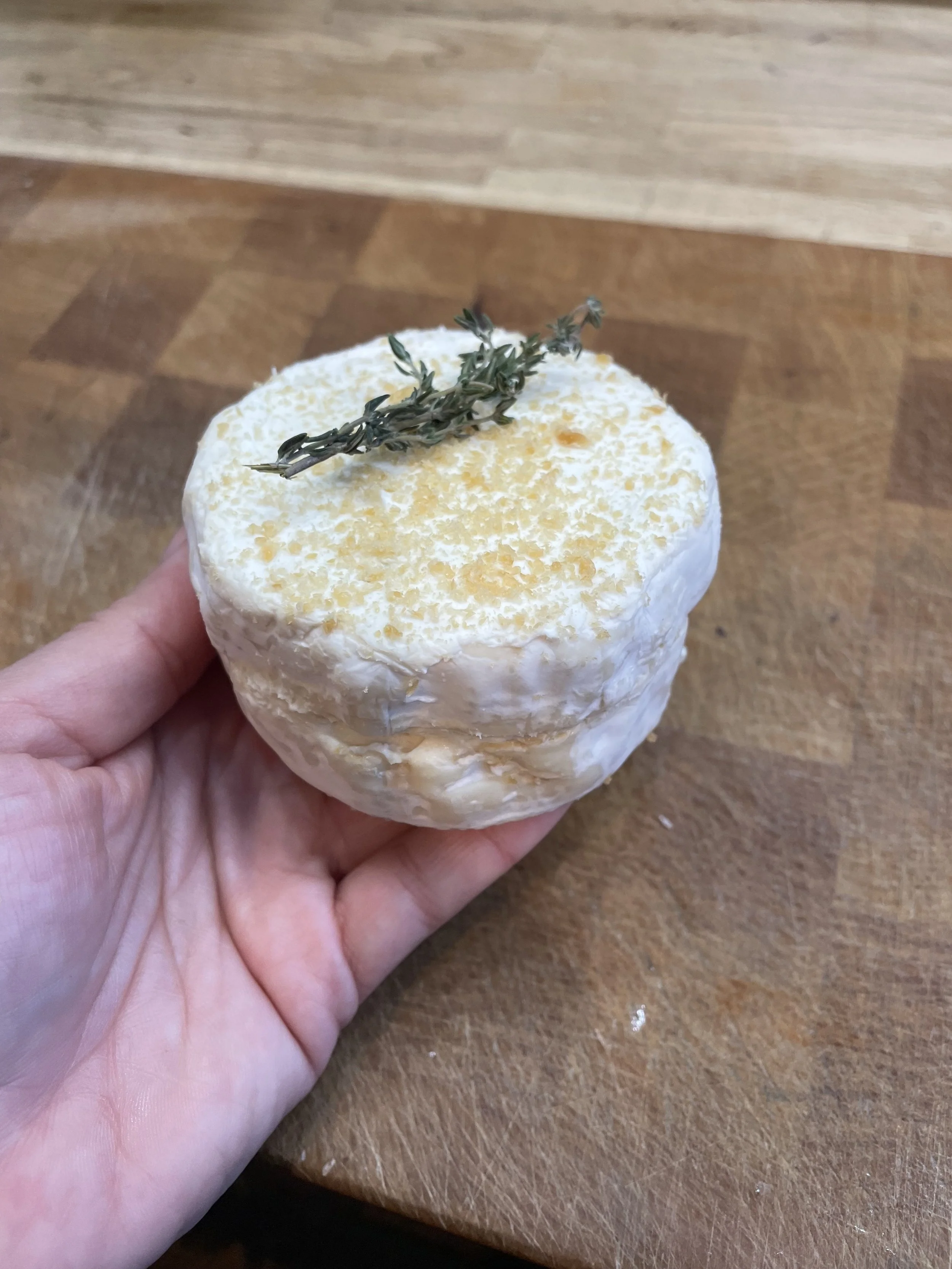Quebec Brie layered with caramel and mascarpone filling YUM!