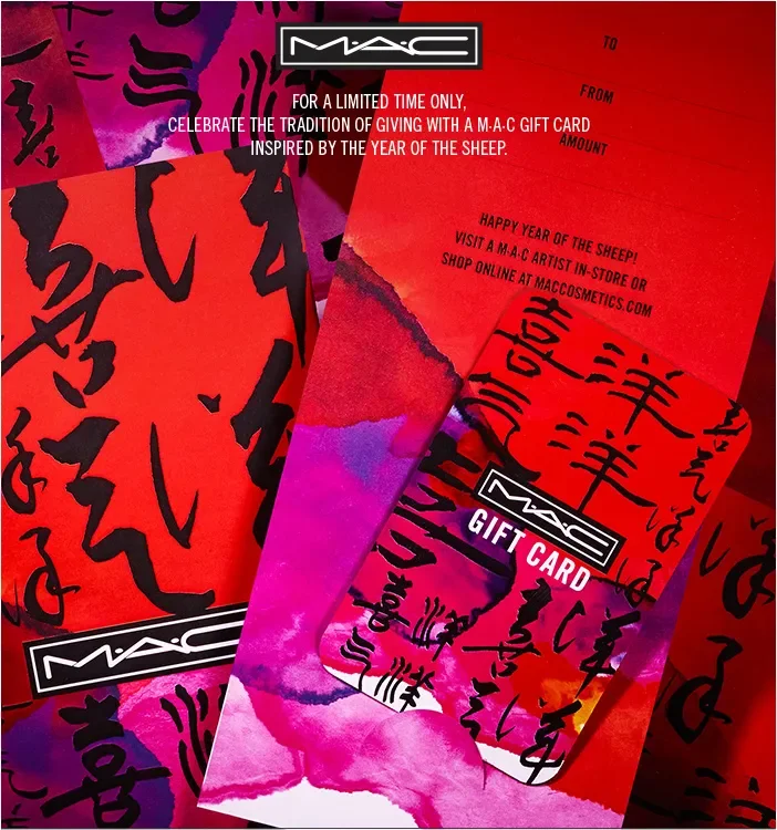 MAC Chinese New Year Gift Card