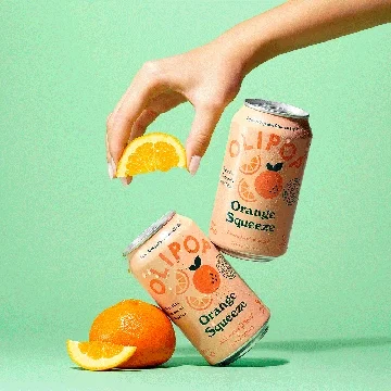 OLIPOP Orange Squeeze gif