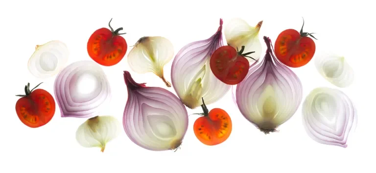 Shallots &amp; Tomatoes