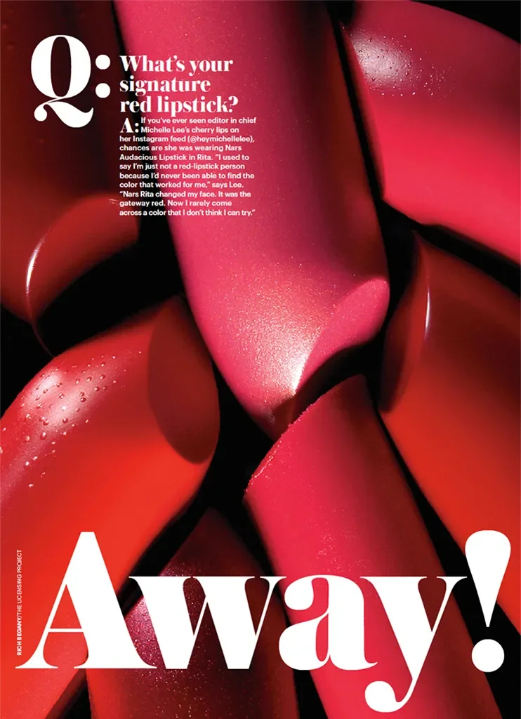 Allure US March 2016, Red Lipstick