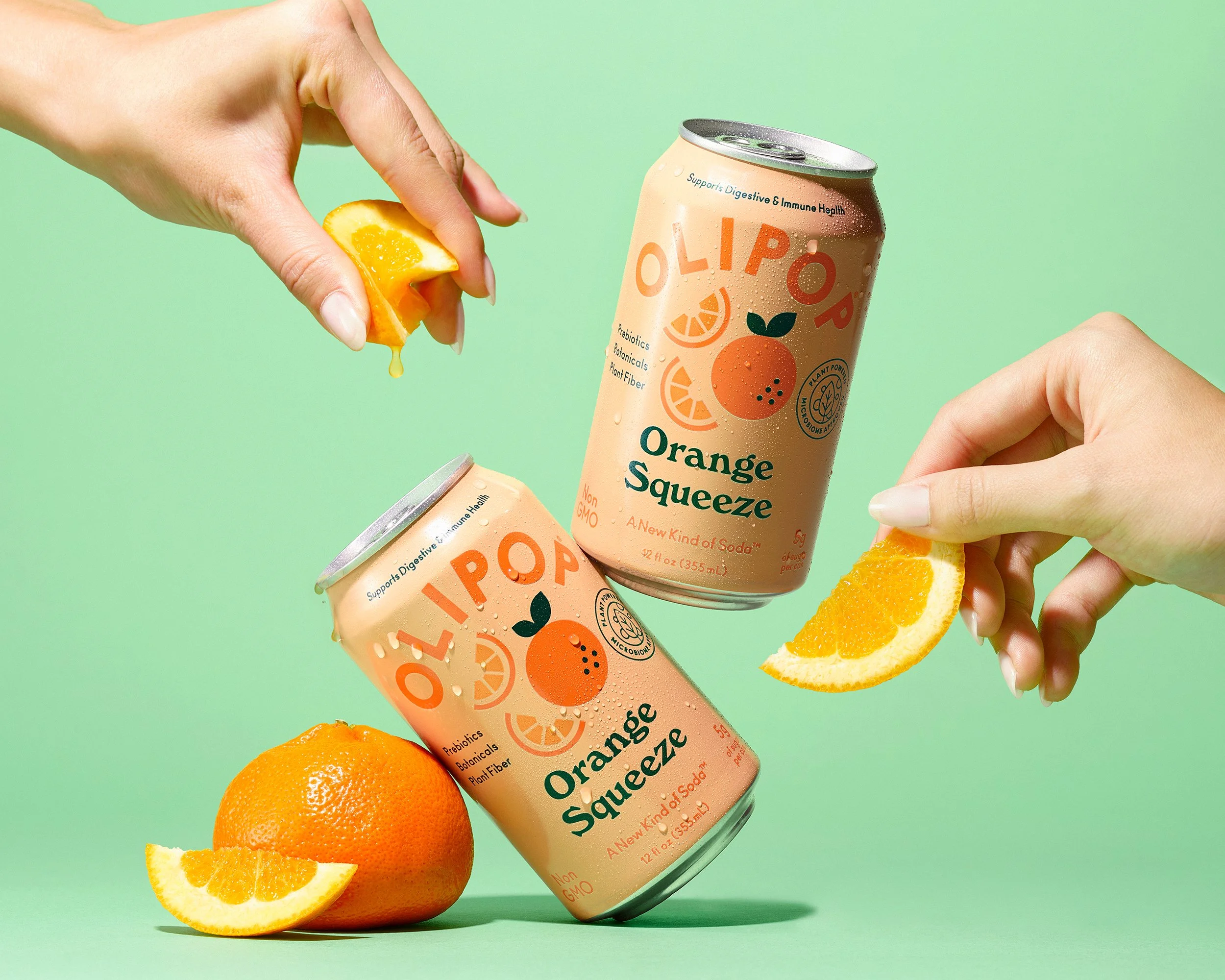 OLIPOP Orange Squeeze gif