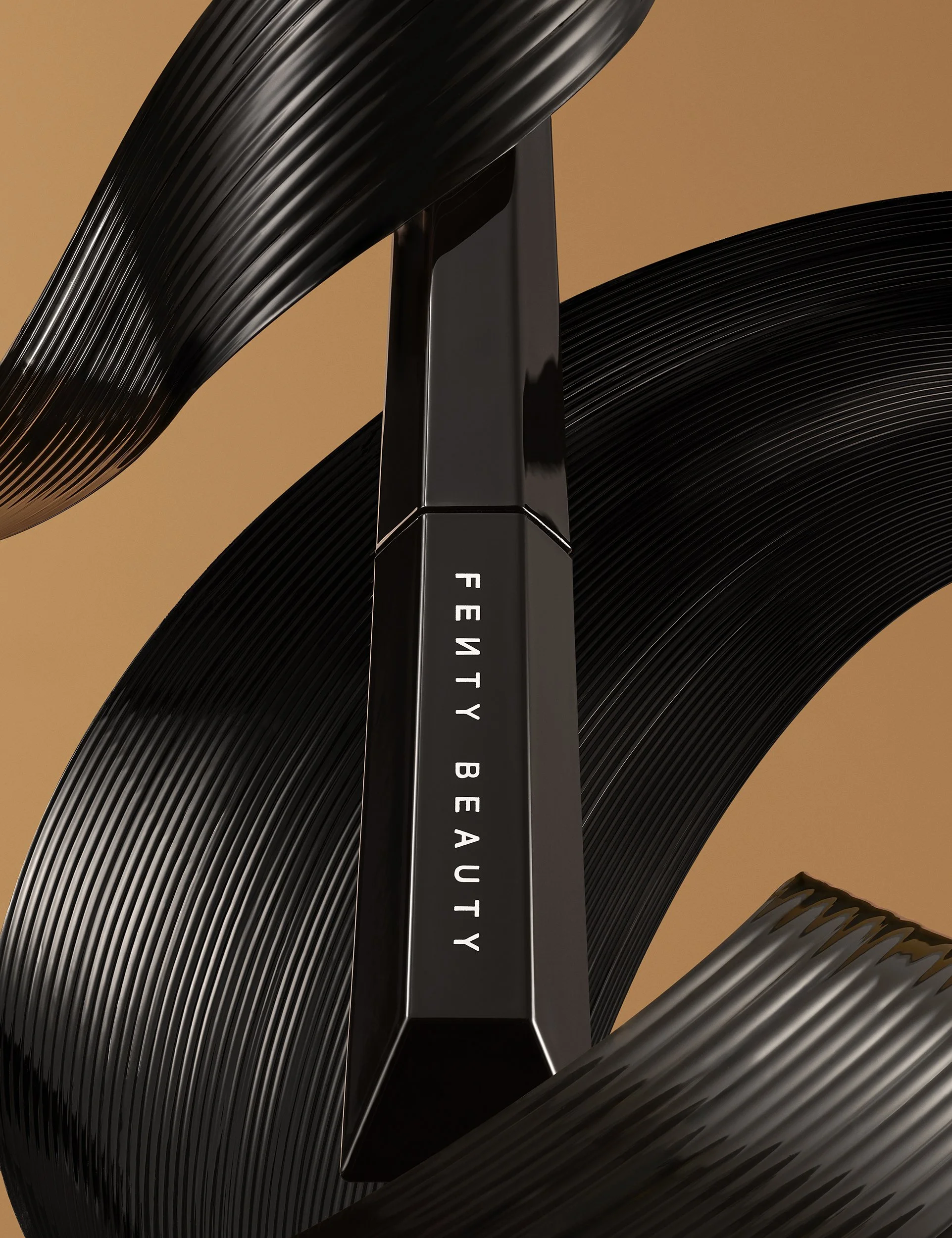 FENTY Hella Thicc Mascara with graphic texture sample