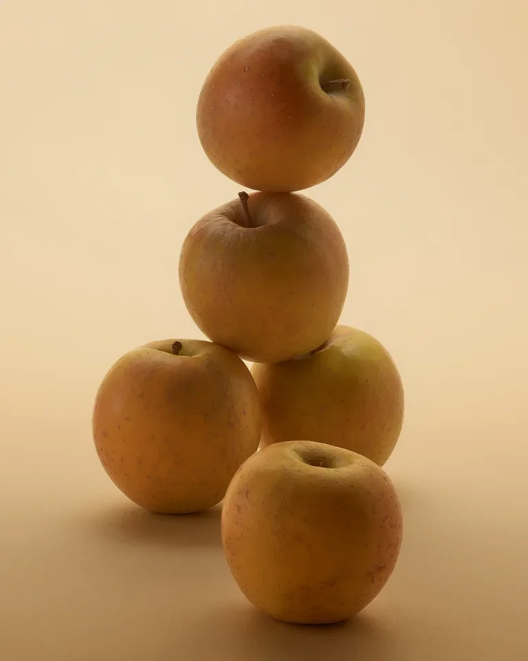 Gold Apple Still life