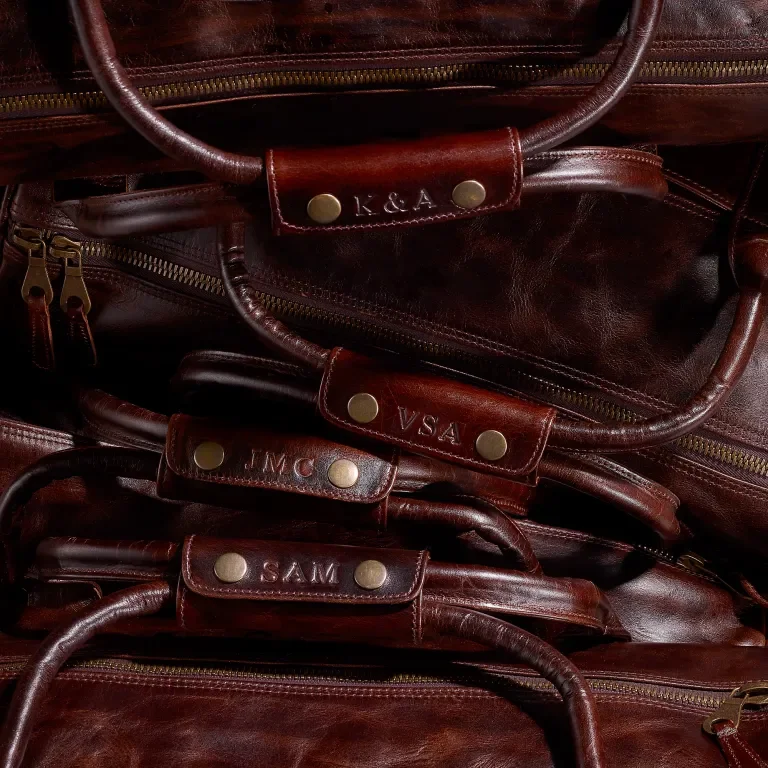 Saintly leather detail