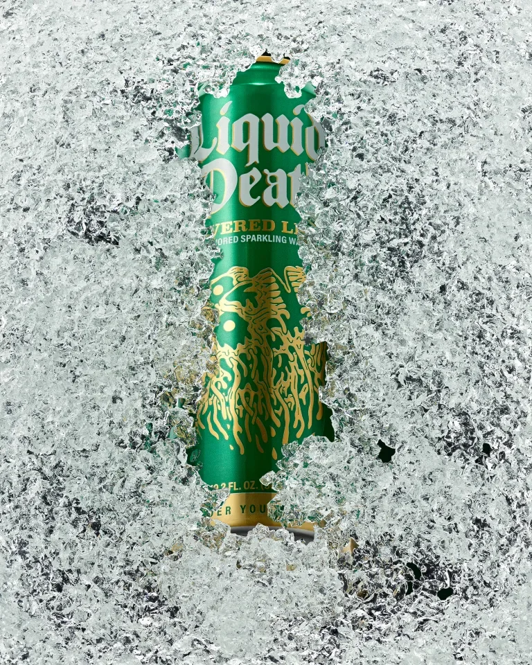 Liquid Death Severed Lime Ice Over