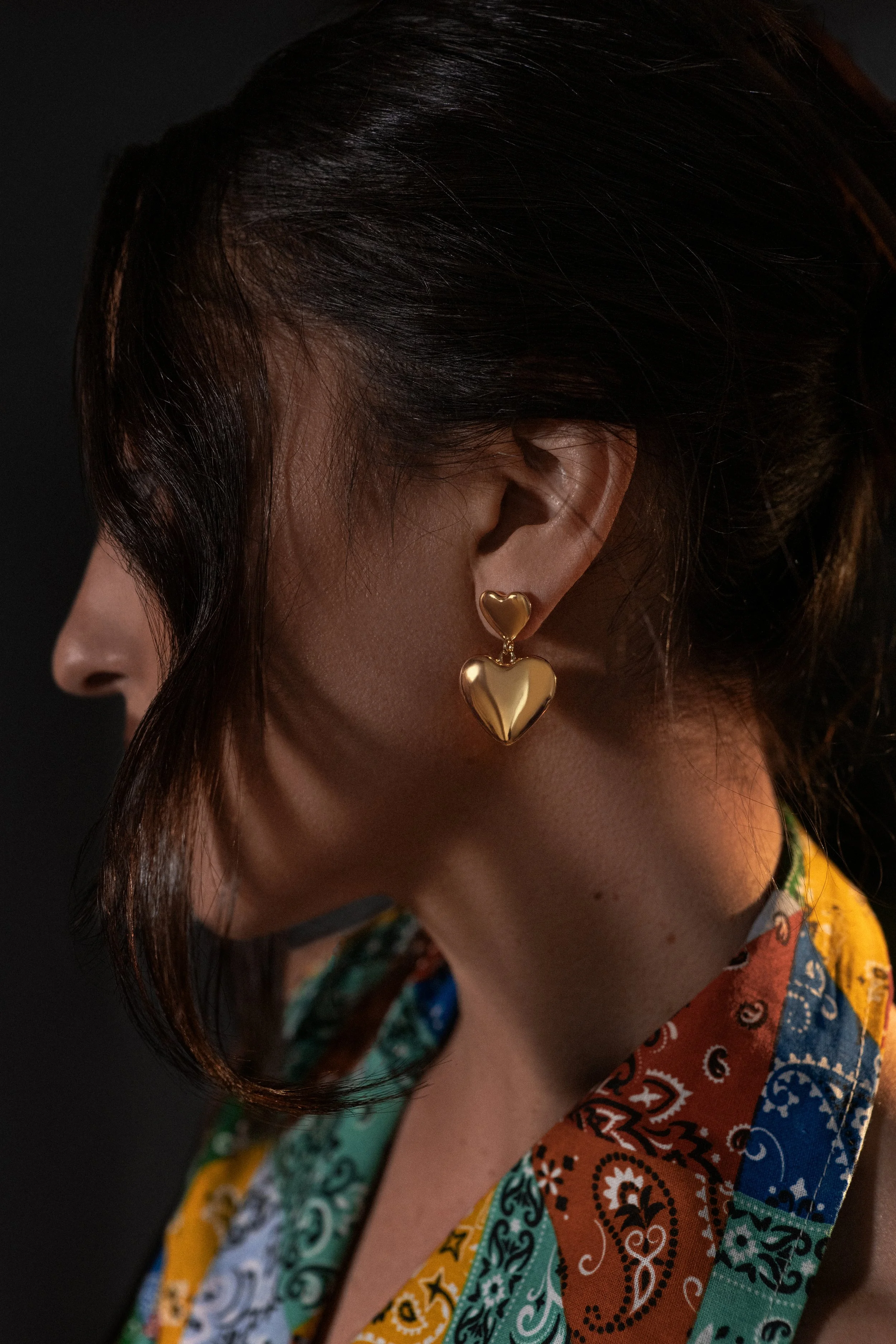 Leeada jewelry on model