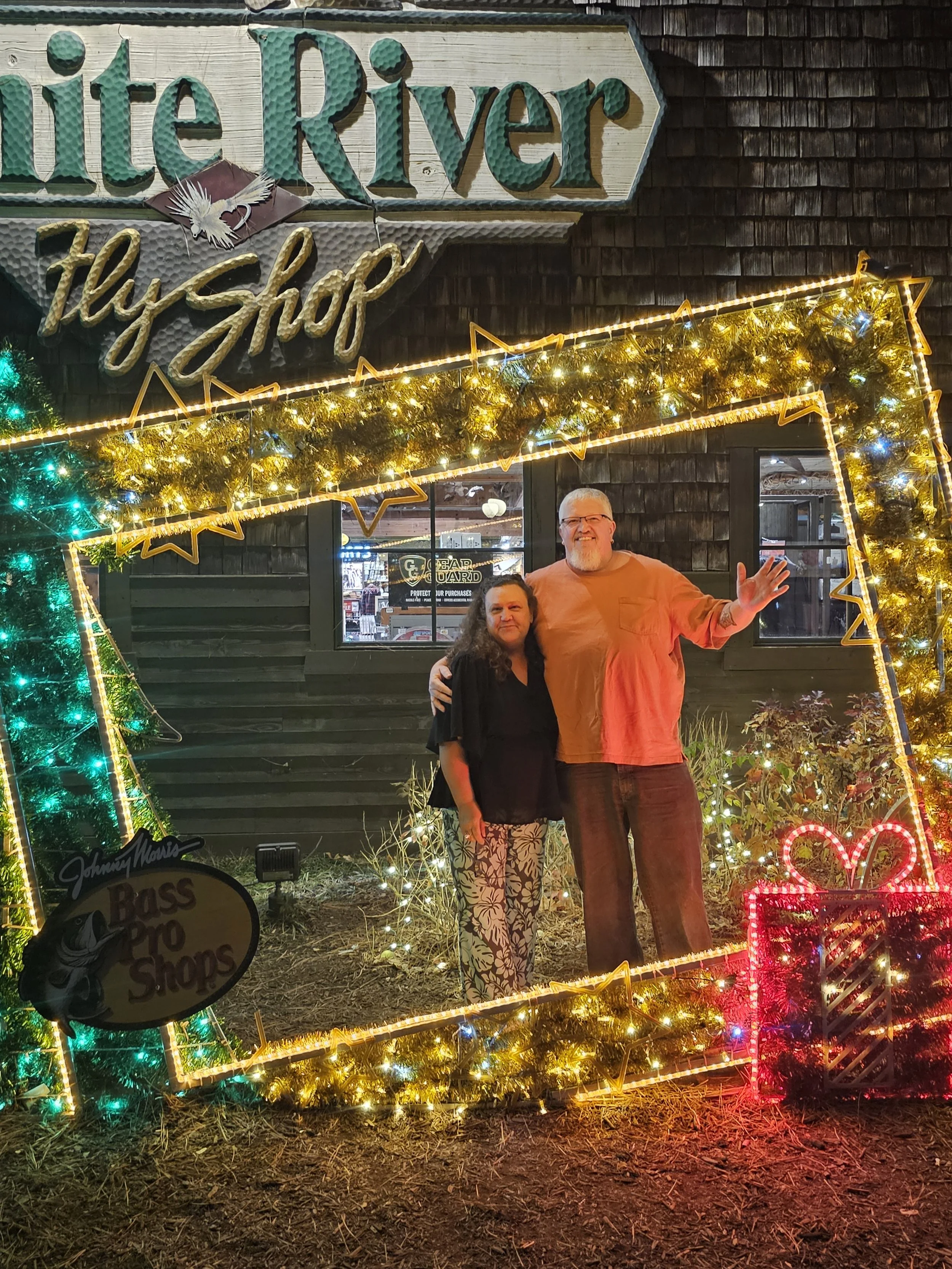 White river fly shop. table rock lake Missouri. dollynda and jeff of shell know septic pumping