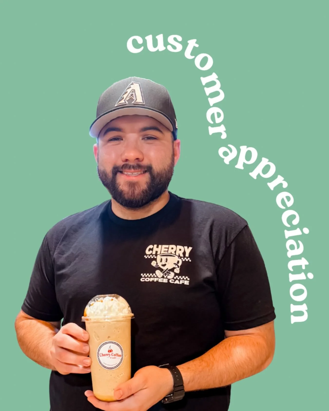 CUSTOMER APPRECIATION 🫶🏼 
Daniel had most frequent visits last month! His go to order is an iced white mocha latte with oat milk and extra shot of espresso! 

LOCAL CAFFEINE DEALERS | OPEN DAILY
located at 📍2580 AZ-95 #106, Bullhead City, AZ
✨7-4 
