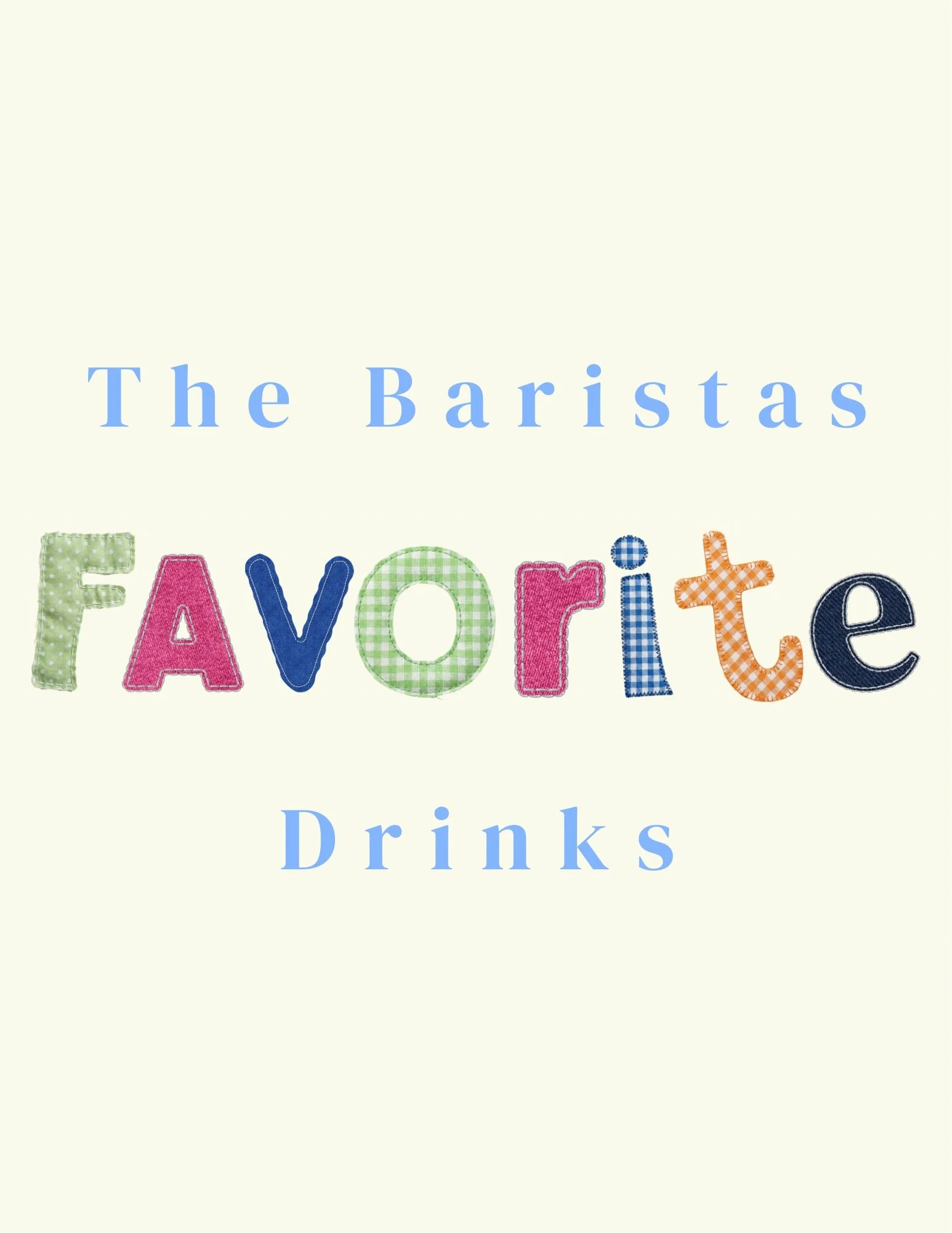 This is what your baristas are drinking 💖
Sugar: Toasted Marshmallow White Mocha w Cold Foam
Jade: Honey Latte w Cold Foam
Lauren: Pink Paradise 
London: Foggy London Town
Taylor: Salted Caramel Latte w Cold Foam
Brock: Dirty Pumpkin Latte

LOCAL CA