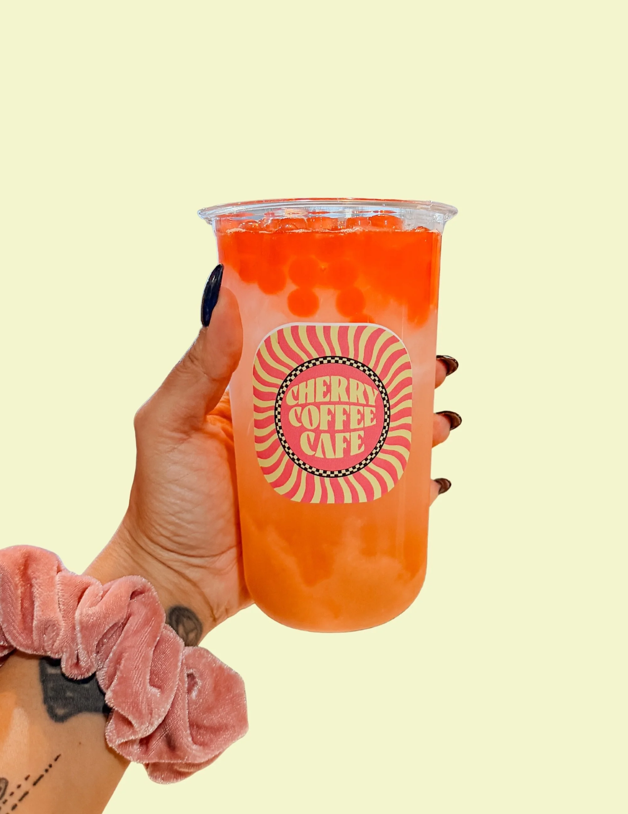A little sneak peach of something sweet 🍑
Meet James and the Giant Peach &mdash; coming on the Summer Menu launching tomorrow (5/25) ☀️
a peachy lotus lemonade completed with strawberry popping boba! 

LOCAL CAFFEINE DEALERS | OPEN DAILY

located at