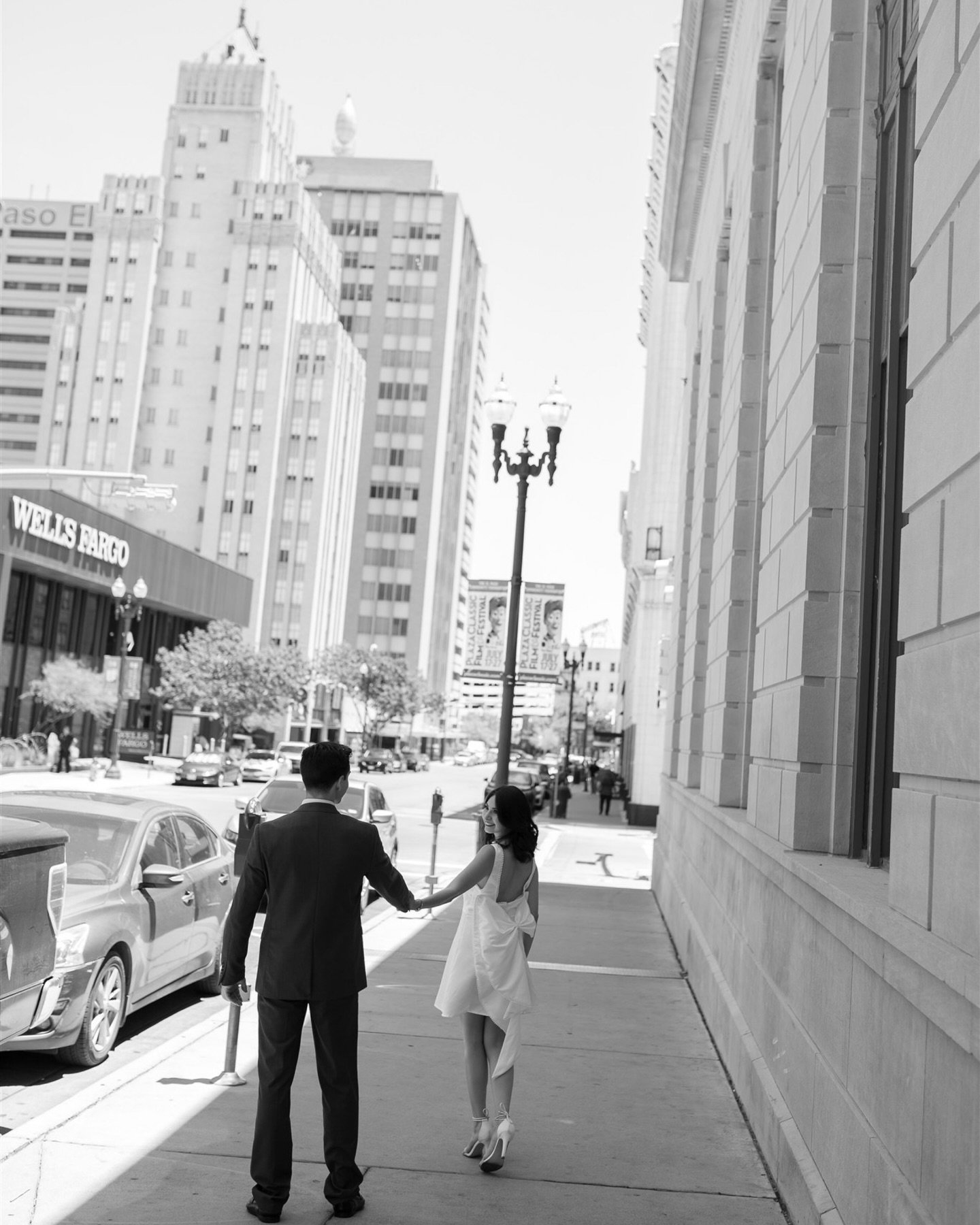 harsh summer light? no problem. 
&bull; play with the shade
&bull; be intentional about shadows on the faces and bodies 
&bull; create shape and dimension with architecture around you 
&bull; under expose + shoot in raw so in post you can bring down 