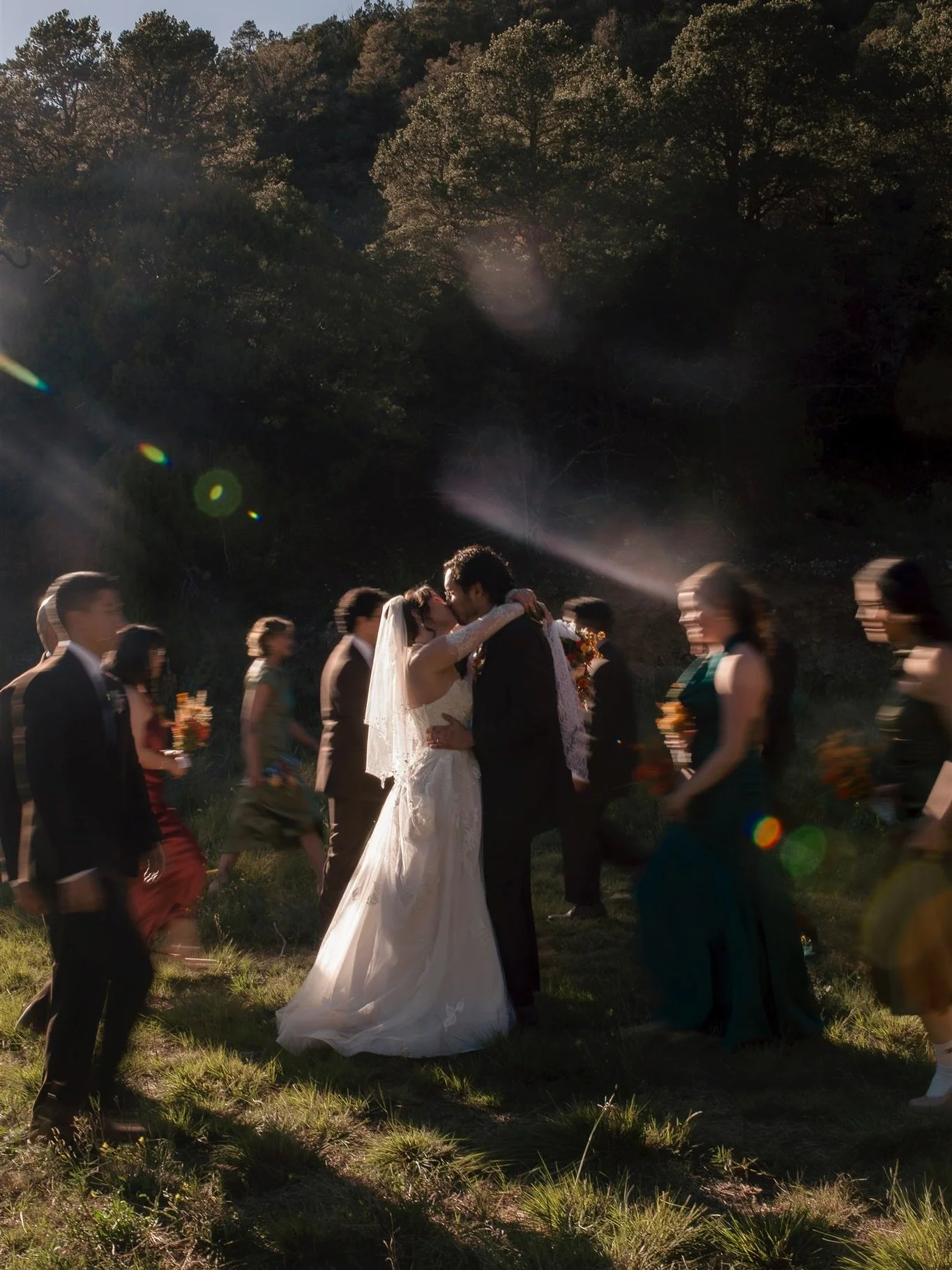 can&rsquo;t stop thinking about the way we used light, film, and motion for Kate &amp; Adam. 🤍
.
.
.
#authenticlovemagazine #weddingphotographer #filmphotography #newmexicowedding #weddingphotographer