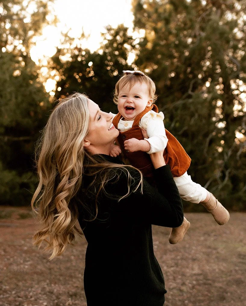 Jamie Case and baby