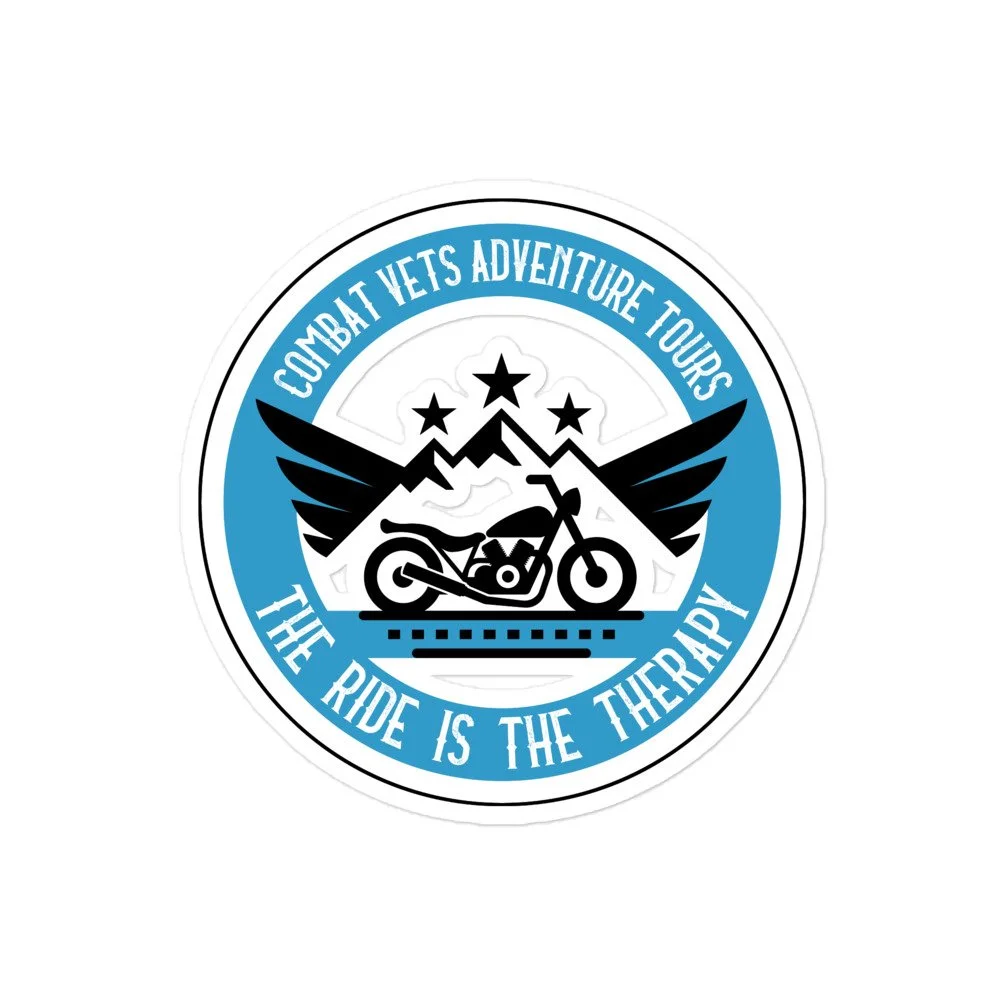 Blue Logo Sticker