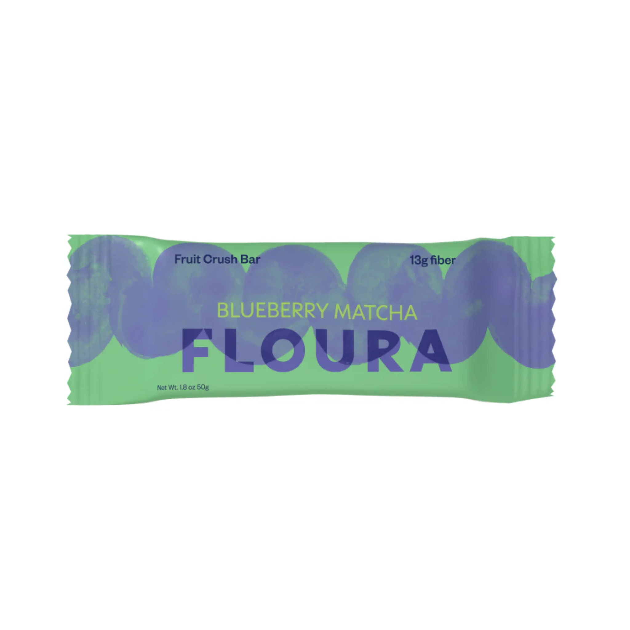 FLOURA Blueberry Matcha Fiber Snack Bar