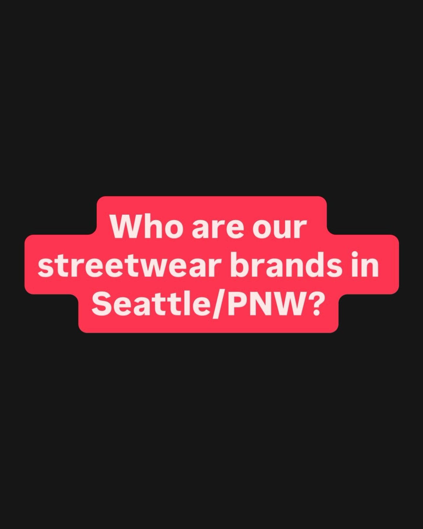 STREETWEAR BRAND ROLL CALL

And what yall doing in October???