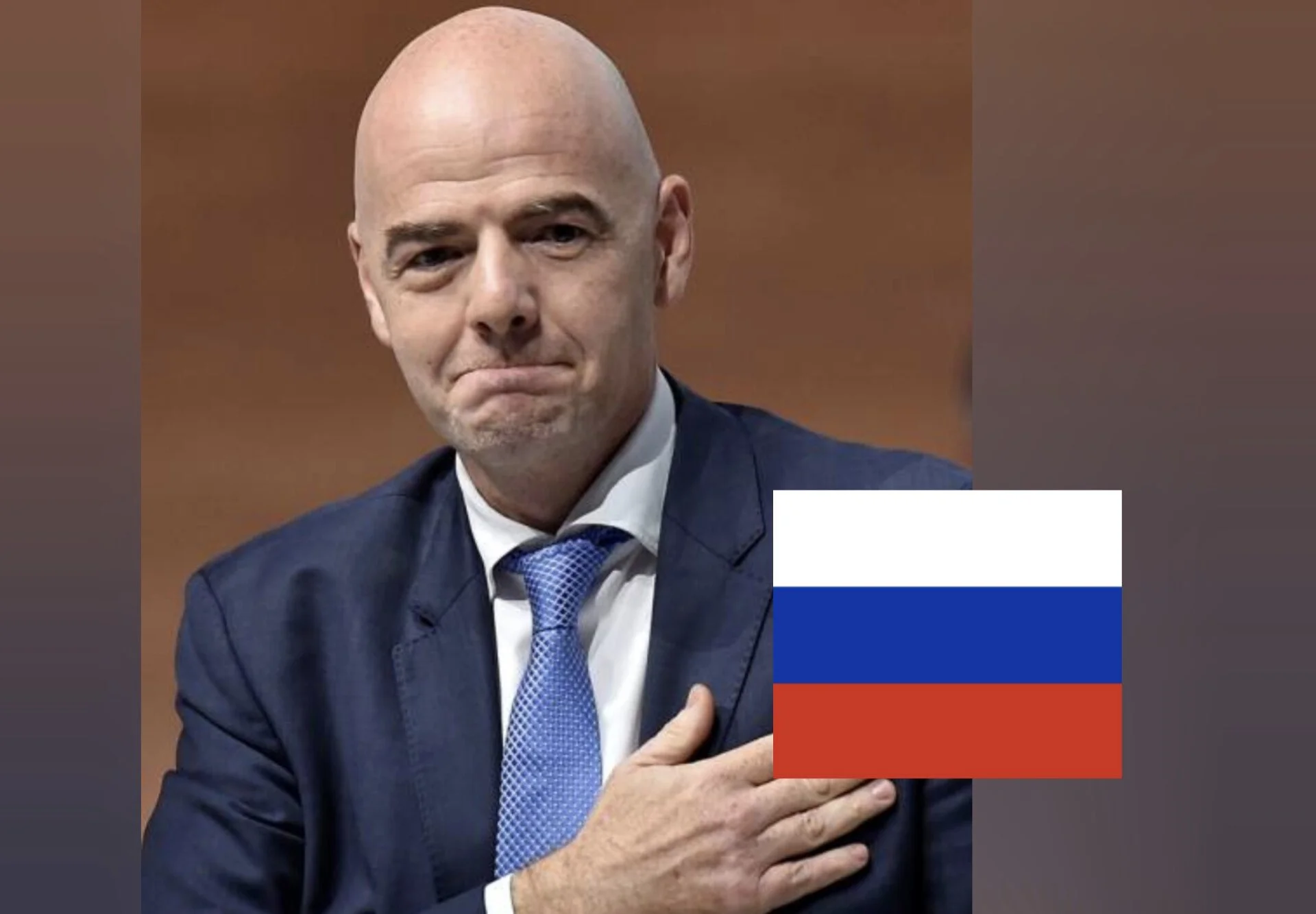Шефът на ФИФА настоява за завръщането на Русия в международния футбол
