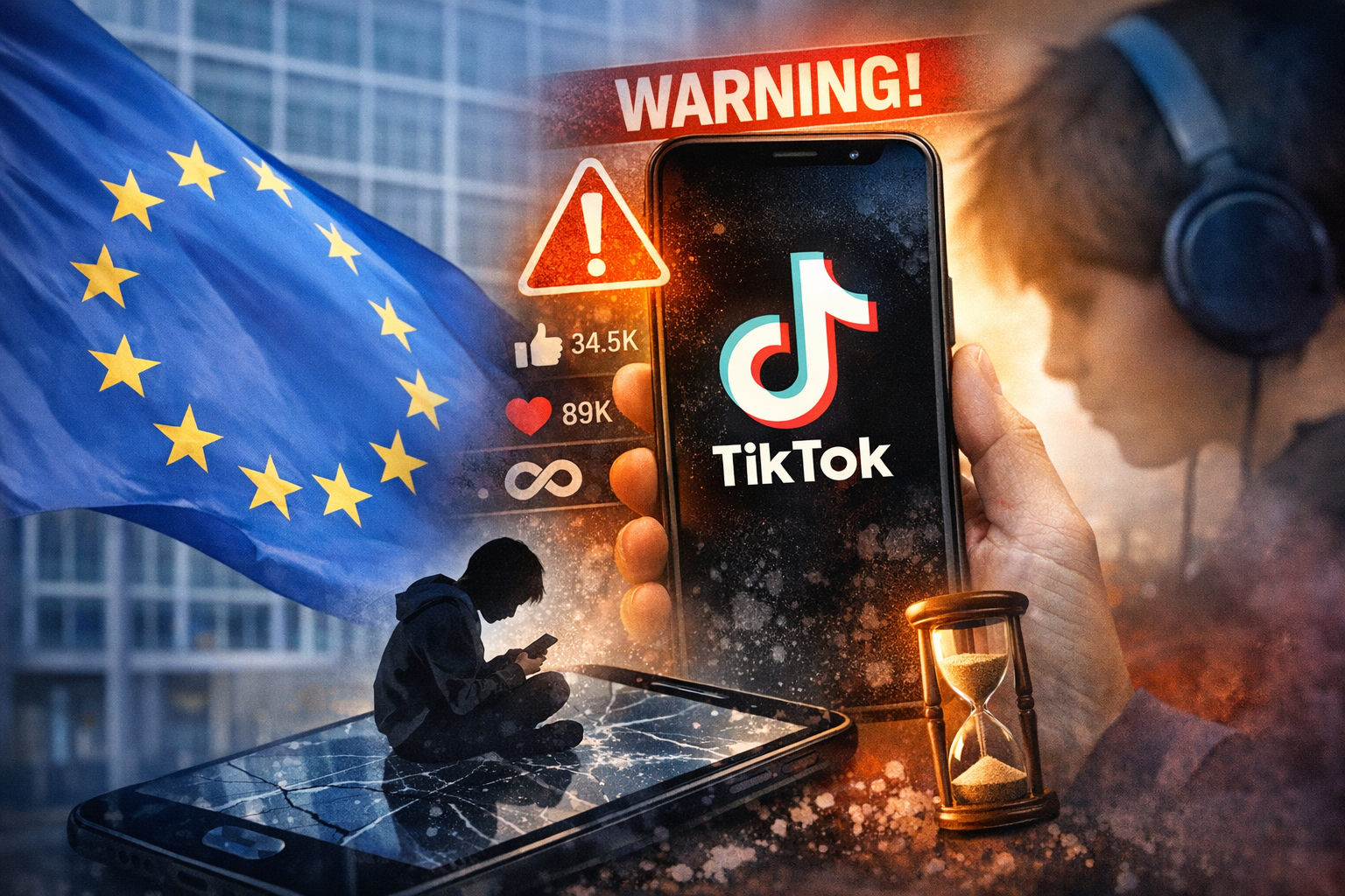 Абсолютен нонсенс: ЕС притиска TikTok да промени „пристрастяващия си дизайн“
