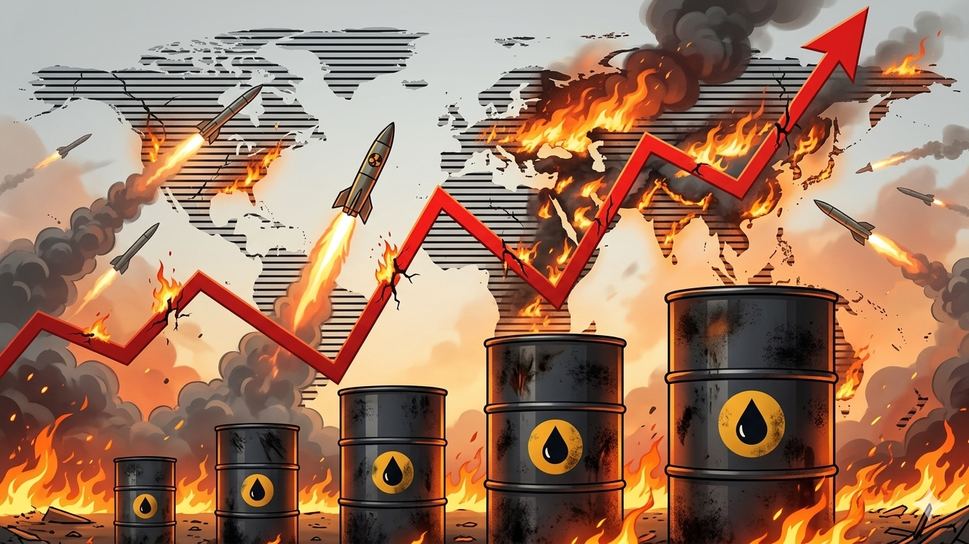 Петролът отново тръгна нагоре, докато войната в Близкия изток навлиза в пета седмица