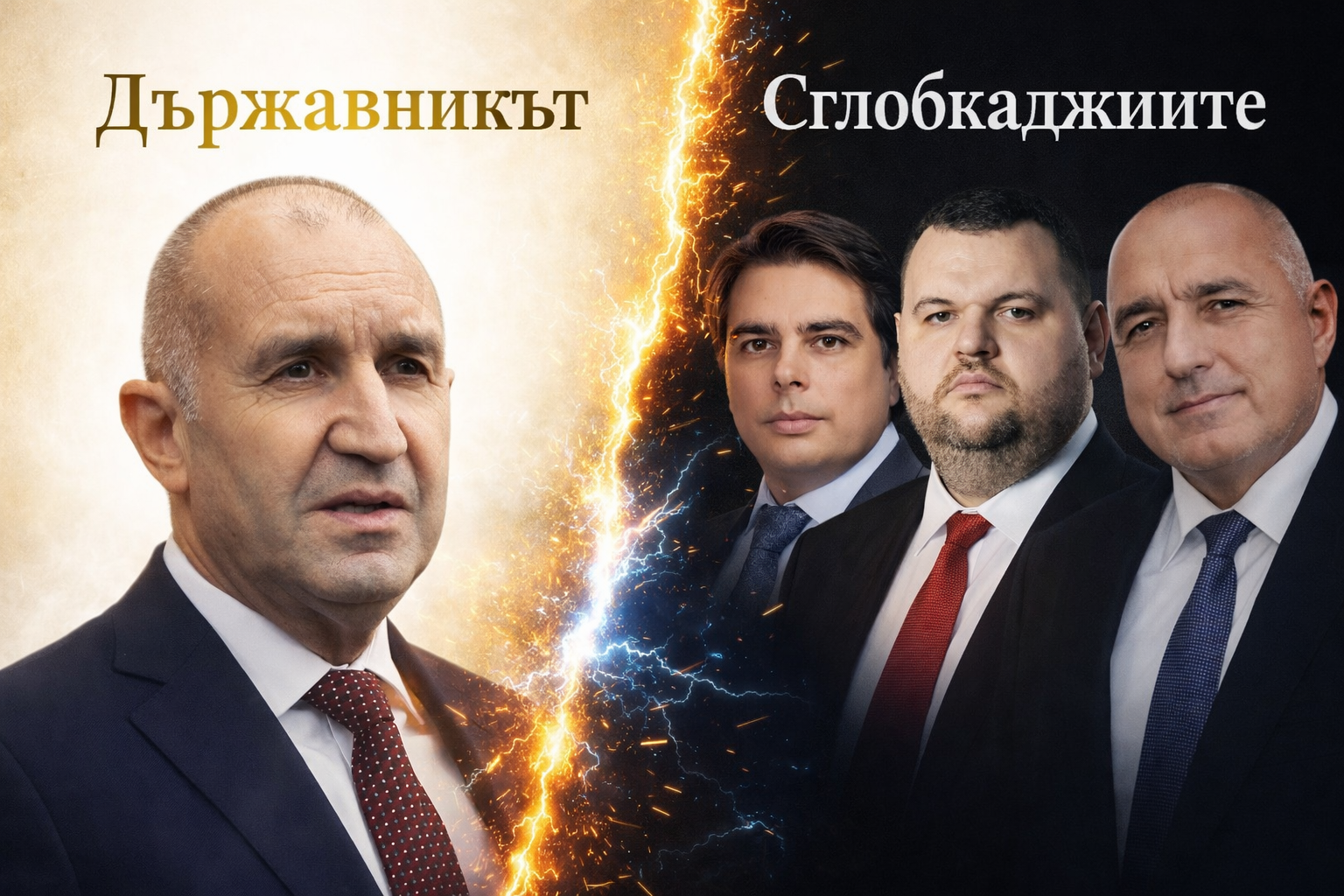Дошло е „ВРЕМЕ РАЗДЕЛНО“: Държавникът или Сглобкаджиите