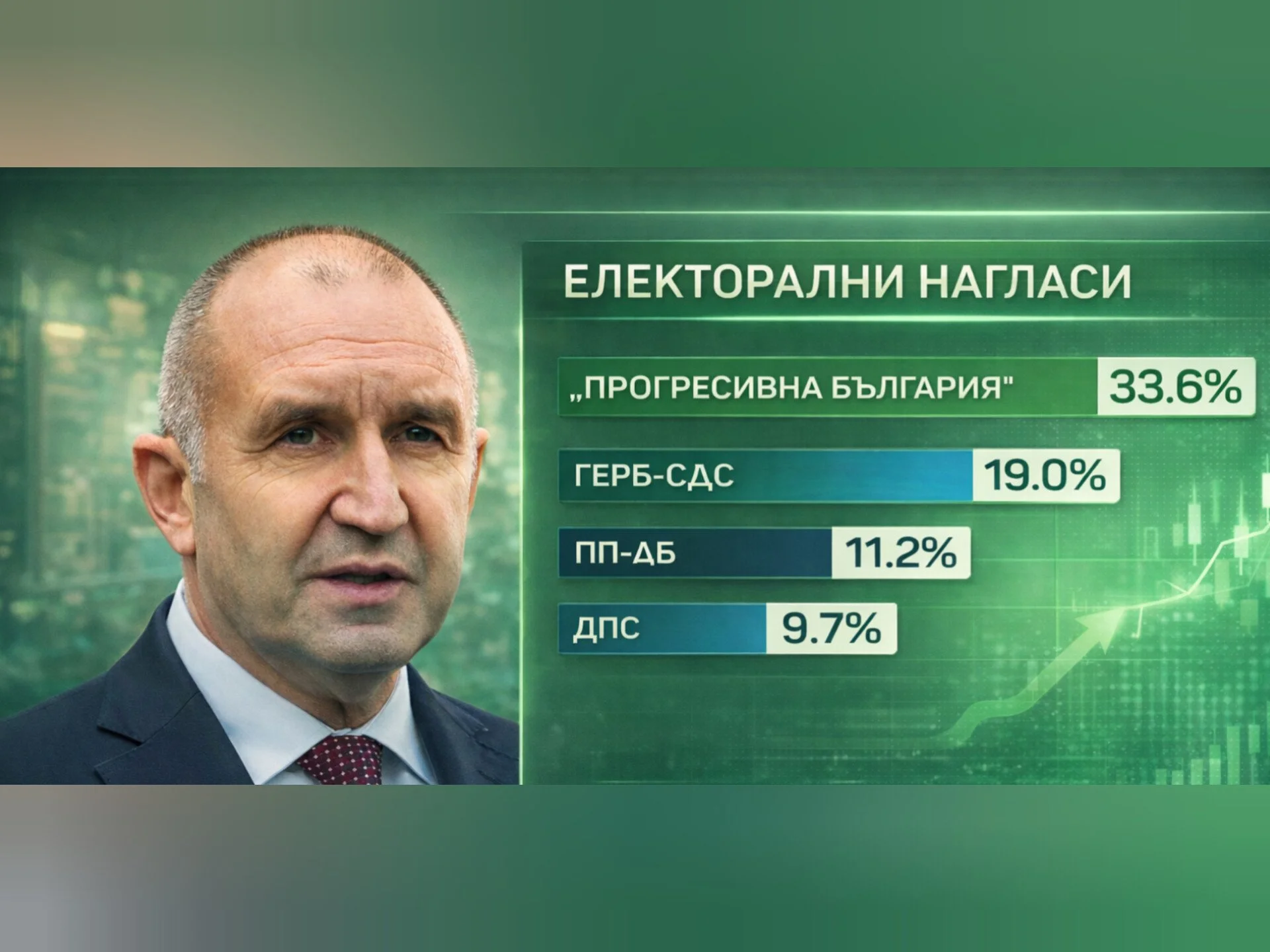 „Сова Харис“: Радев увеличава преднината си с над 14% пред ГЕРБ