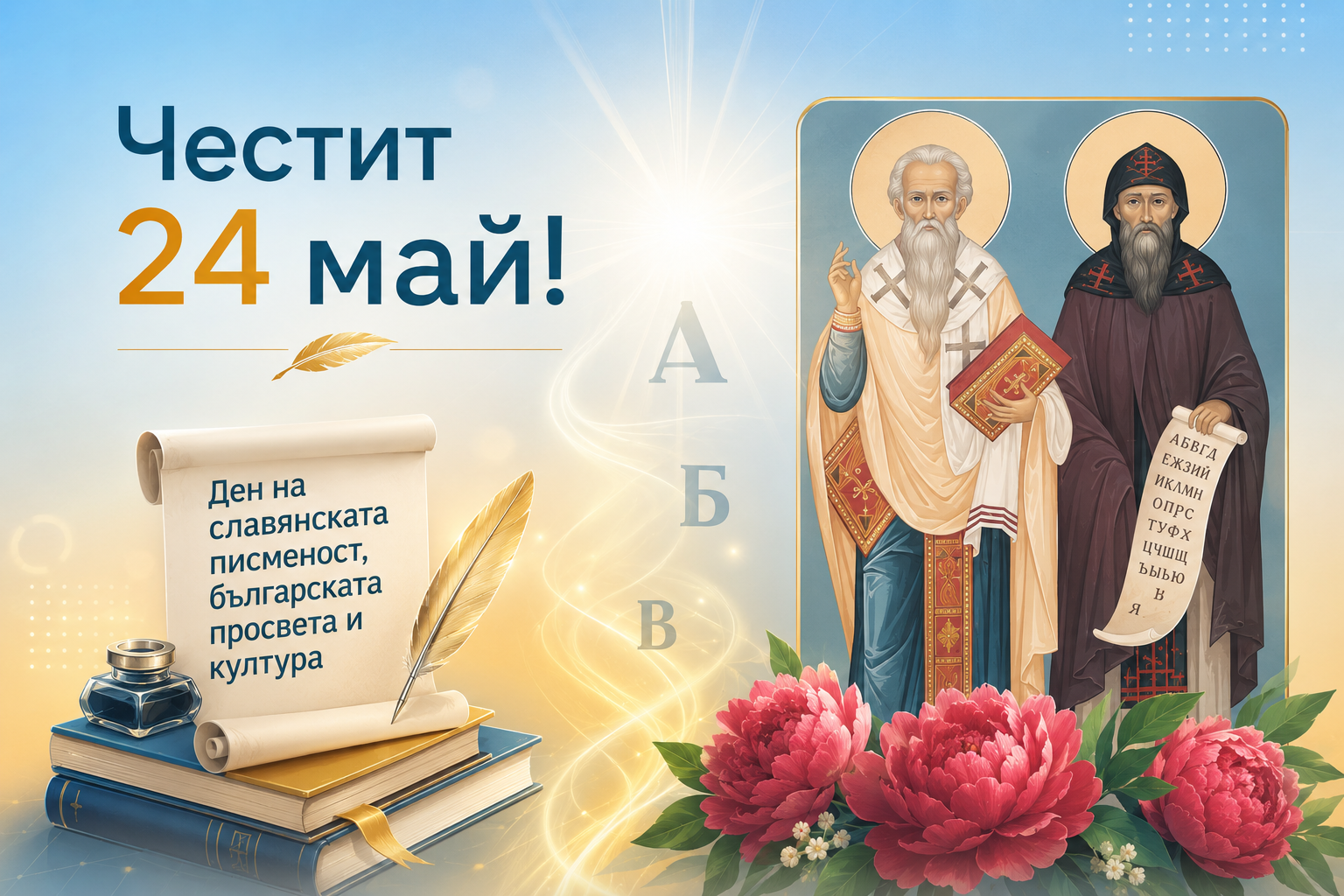 България чества 24 май: Хиляди излязоха по площадите в Деня на светите братя Кирил и Методий

