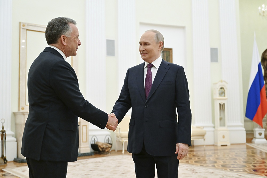 Стив Уиткоф към Путин в Санкт Петербург: „Вие сте хуманист, точно като Тръмп“

