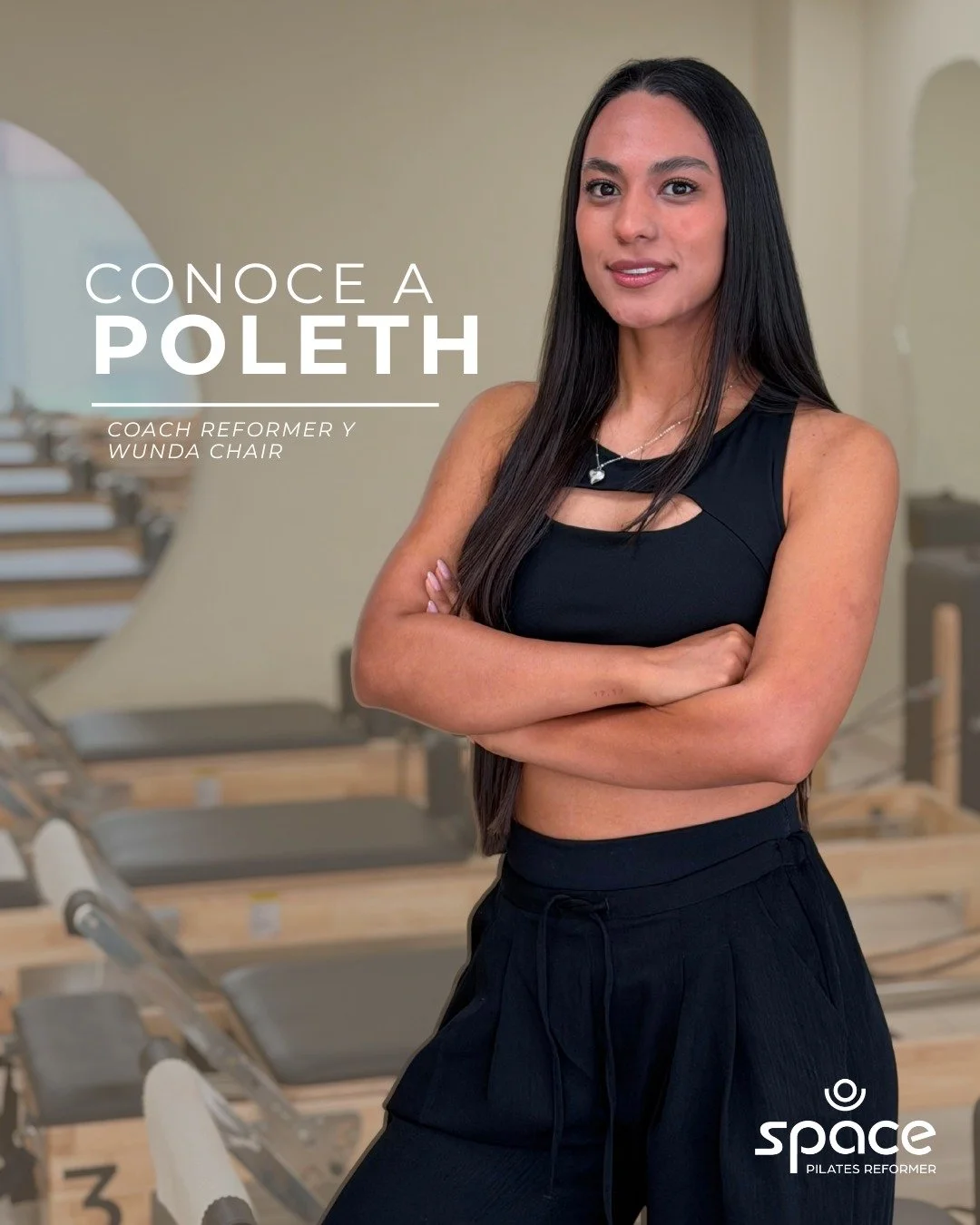 ✨ Conoce a Poleth, nuestra coach de Space Pilates ✨
Detr&aacute;s de cada clase hay pasi&oacute;n, disciplina y el compromiso de ayudarte a sentirte m&aacute;s fuerte y conectar con tu cuerpo. 🤍

Poleth se especializa en Pilates Reformer, Wunda Chai