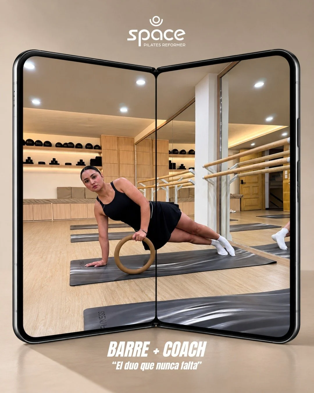 ✨ No hay una sola forma de hacer Pilates.
En Space puedes encontrar la clase que conecta contigo: Barre, Reformer o Wunda Chair. 🤎 Cada una te reta diferente, pero todas tienen algo en com&uacute;n: movimiento, fuerza y mucho control.

&iquest;Con c