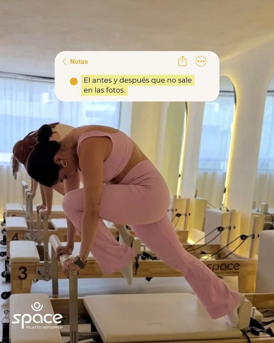 🦴 Lo que construyes en Space va mucho m&aacute;s all&aacute; de una clase.

El entrenamiento de fuerza ayuda a mantener m&uacute;sculos fuertes, huesos saludables, estabilidad y movilidad. Por eso, en Space no entrenamos solo para vernos bien: entre