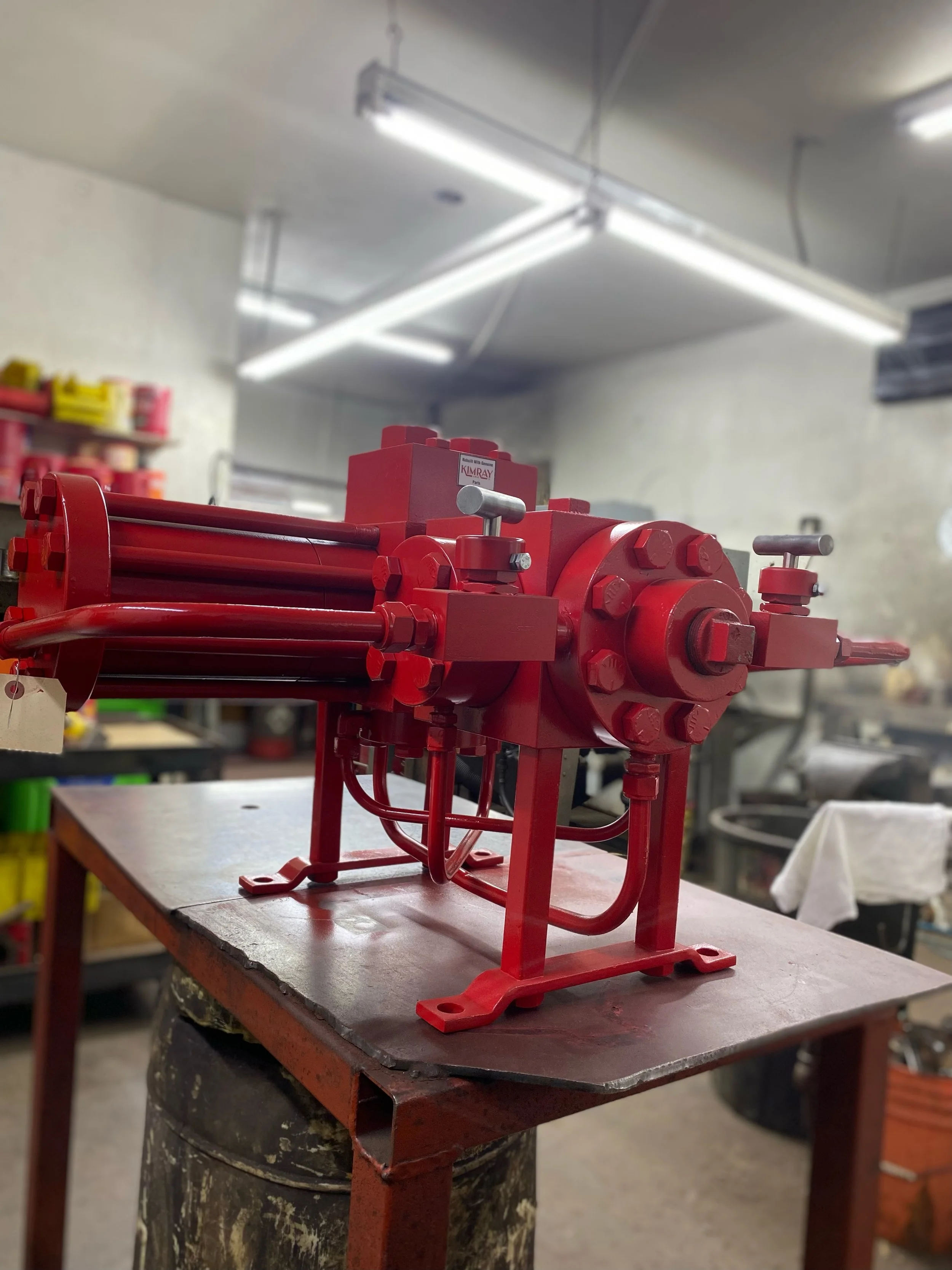 kimray glycol pump, repair shop, kimray repair, kimray glycol pump repair