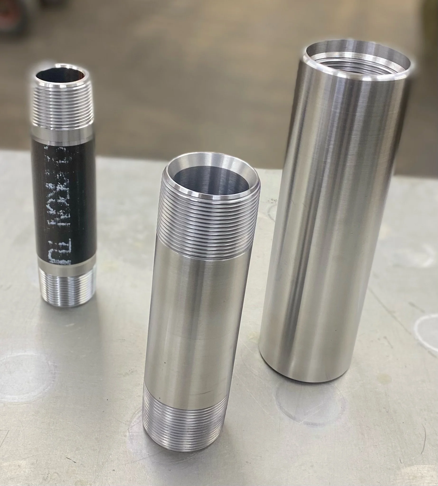 8rd Seating Collar, 8rd Seating Nipple, 1.5" seating nipple