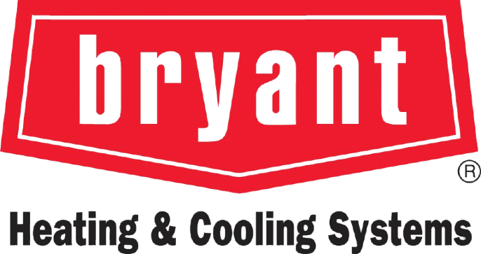 Bryant Heating & Cooling Systems logo on a red background