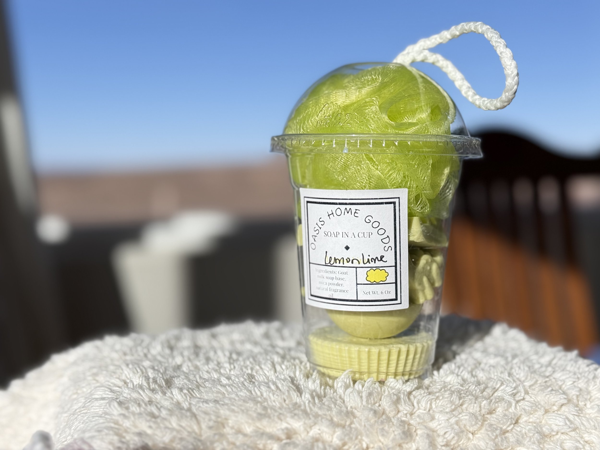 Soap in a Cup - Lemon Lime