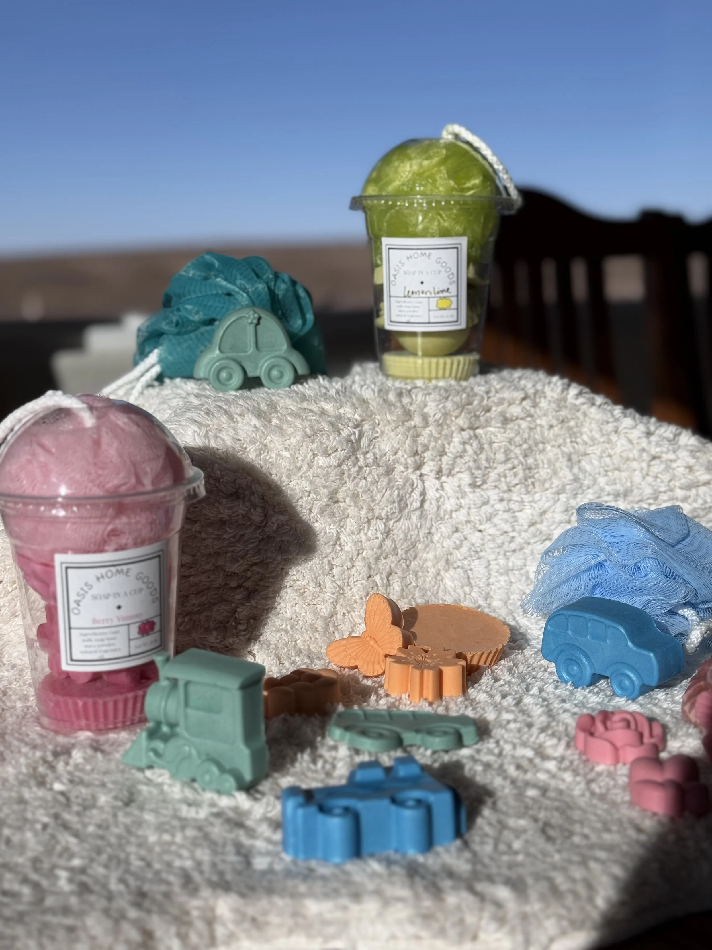 Soap in a Cup - Ocean Blue