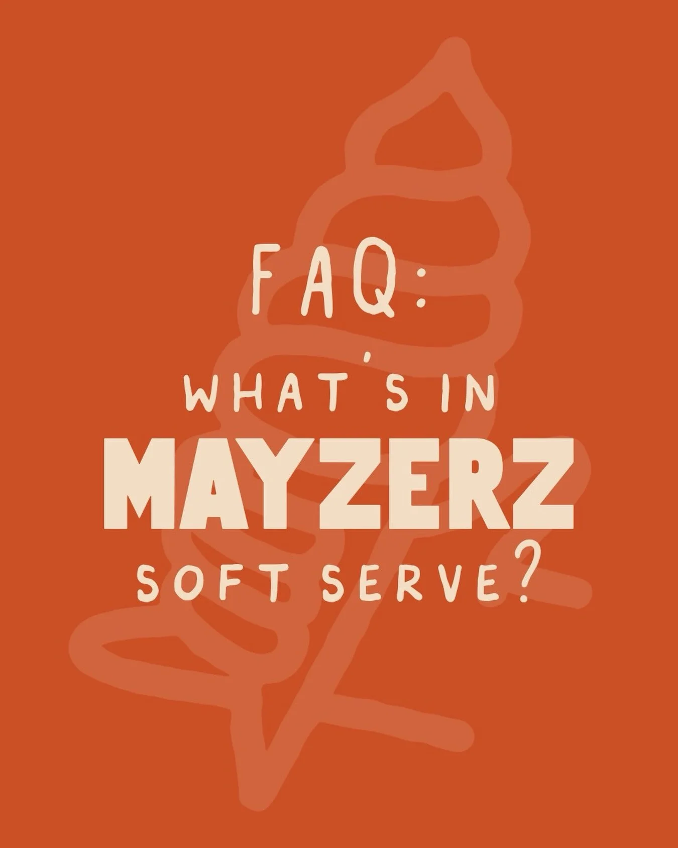 Short answer: the good stuff. 

✔️ Quality vanilla ice cream
✔️ Real fruit
✔️ Nothing unnecessary 
✔️ Pure stoke

While we&rsquo;re on the topic, do you know the main difference between ice cream, gelato, and frozen yogurt?

Ice cream is made with mo