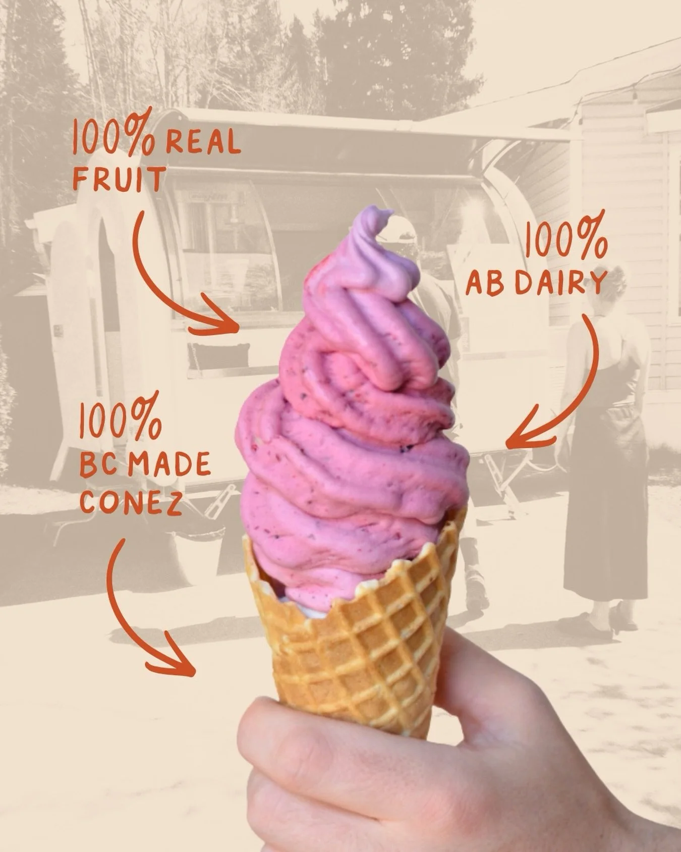 100% YUM! 

We believe in &ldquo;the good stuff&rdquo; &mdash; because great ingredients equal great flavour 🤙🍦 

#mayzerzfernie #softserve #realfruitsoftserve #ferniestoke #stokeandsoftserve
