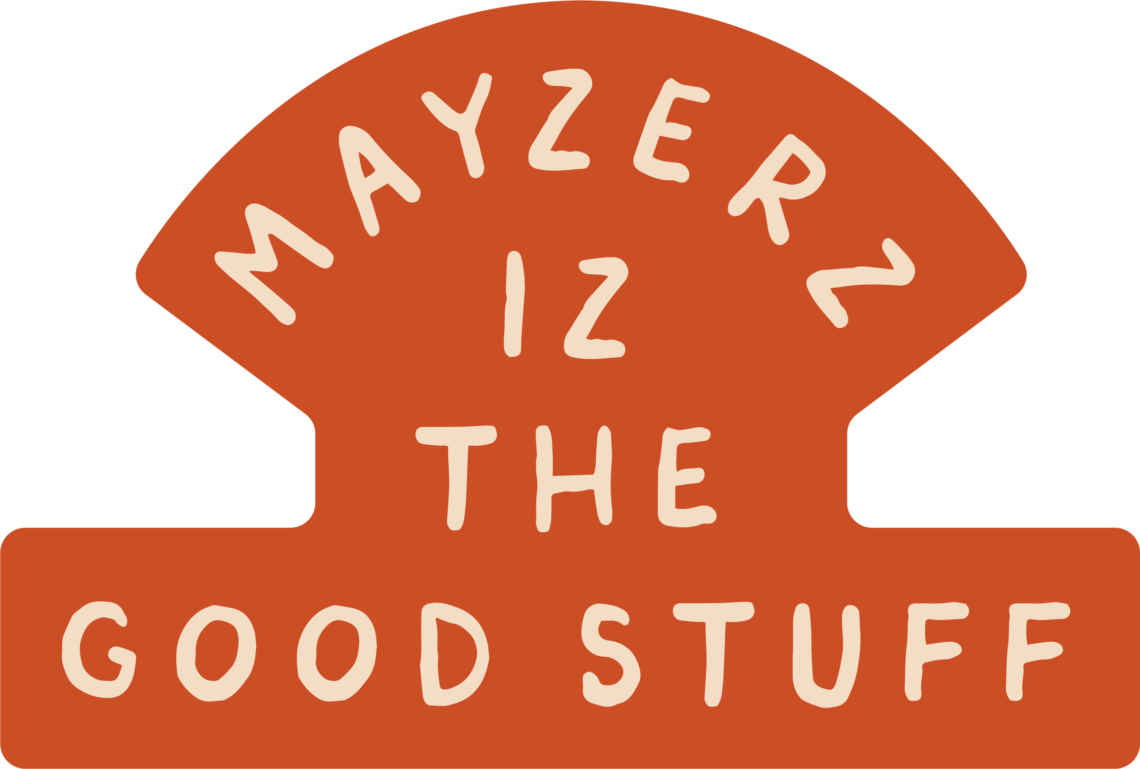 A logo with an orange background and white text that reads 'FEED' at the top and 'FOOD STUFF' at the bottom, with a stylized shape in the middle.