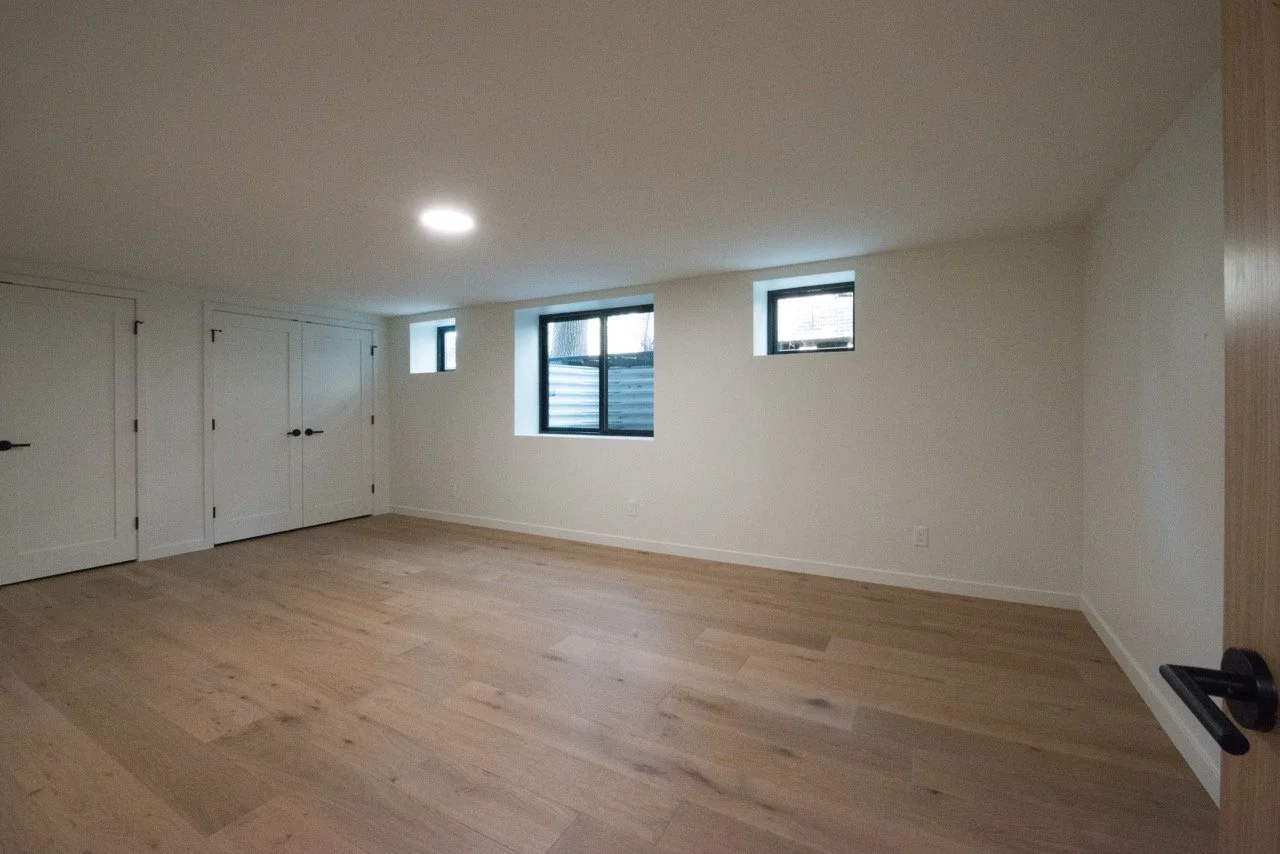 Basement egress window installation and guest suite renovation in Washington Park, Denver