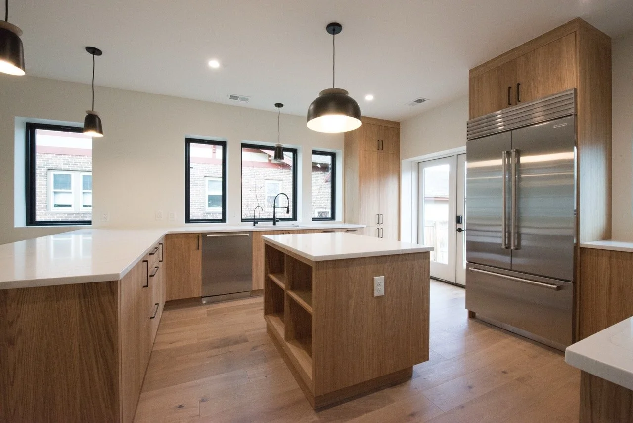 Modern kitchen remodel in Washington Park, Denver by Camp Builders