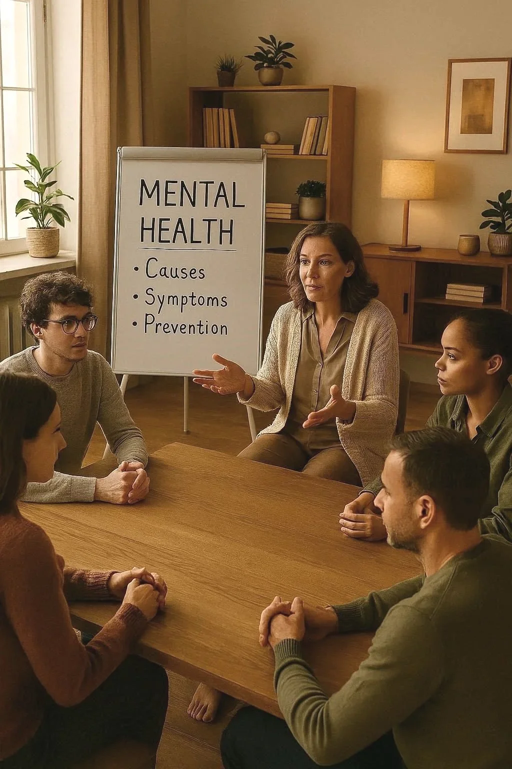 Atelier autour de la santé mentale.