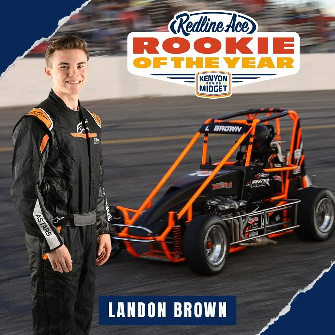 2024 Kenyon Midget/Redline Ace Rookie of the Year!