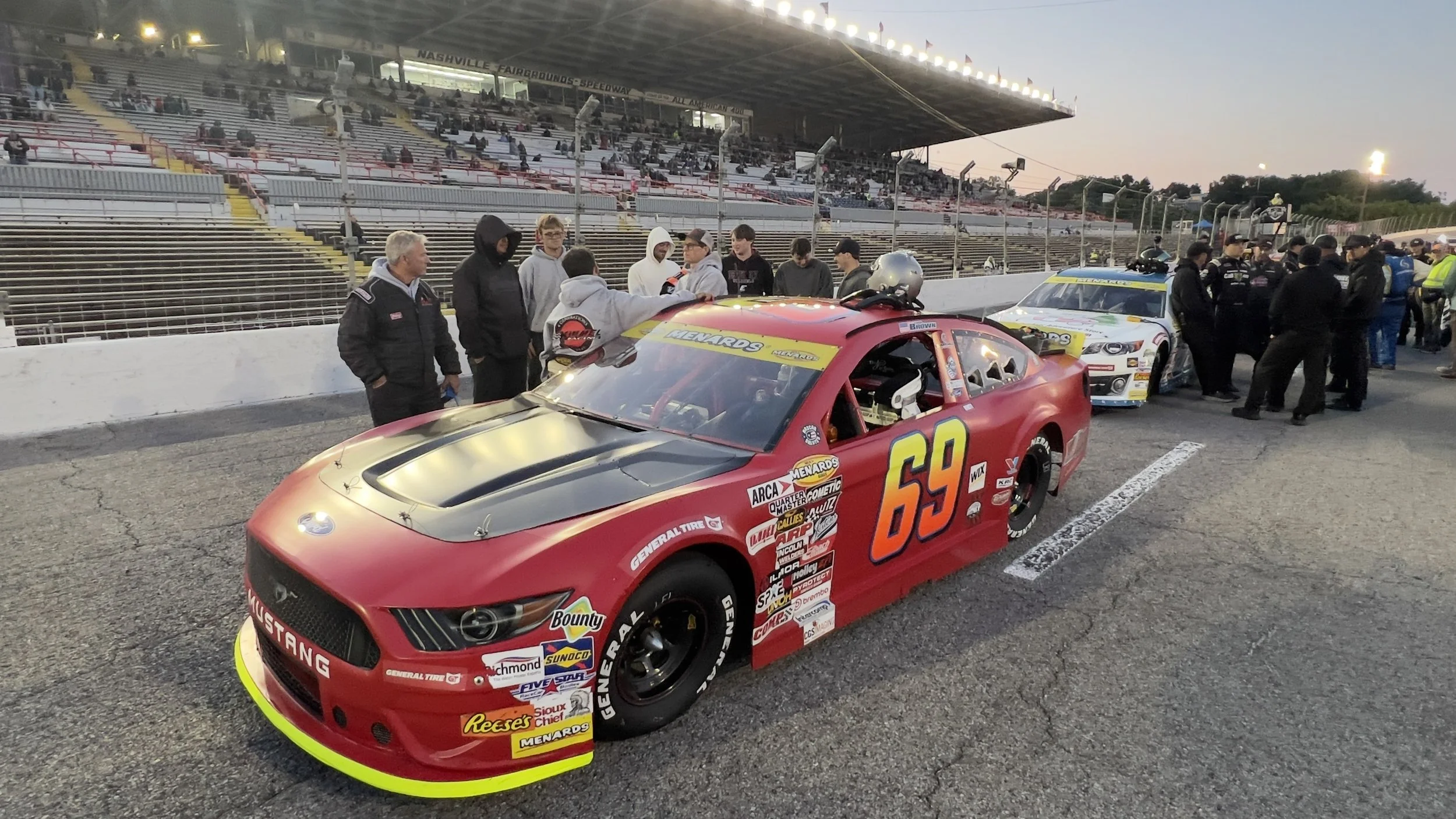 Landon Brown Impresses in ARCA Debut at Nashville Fairgrounds Speedway