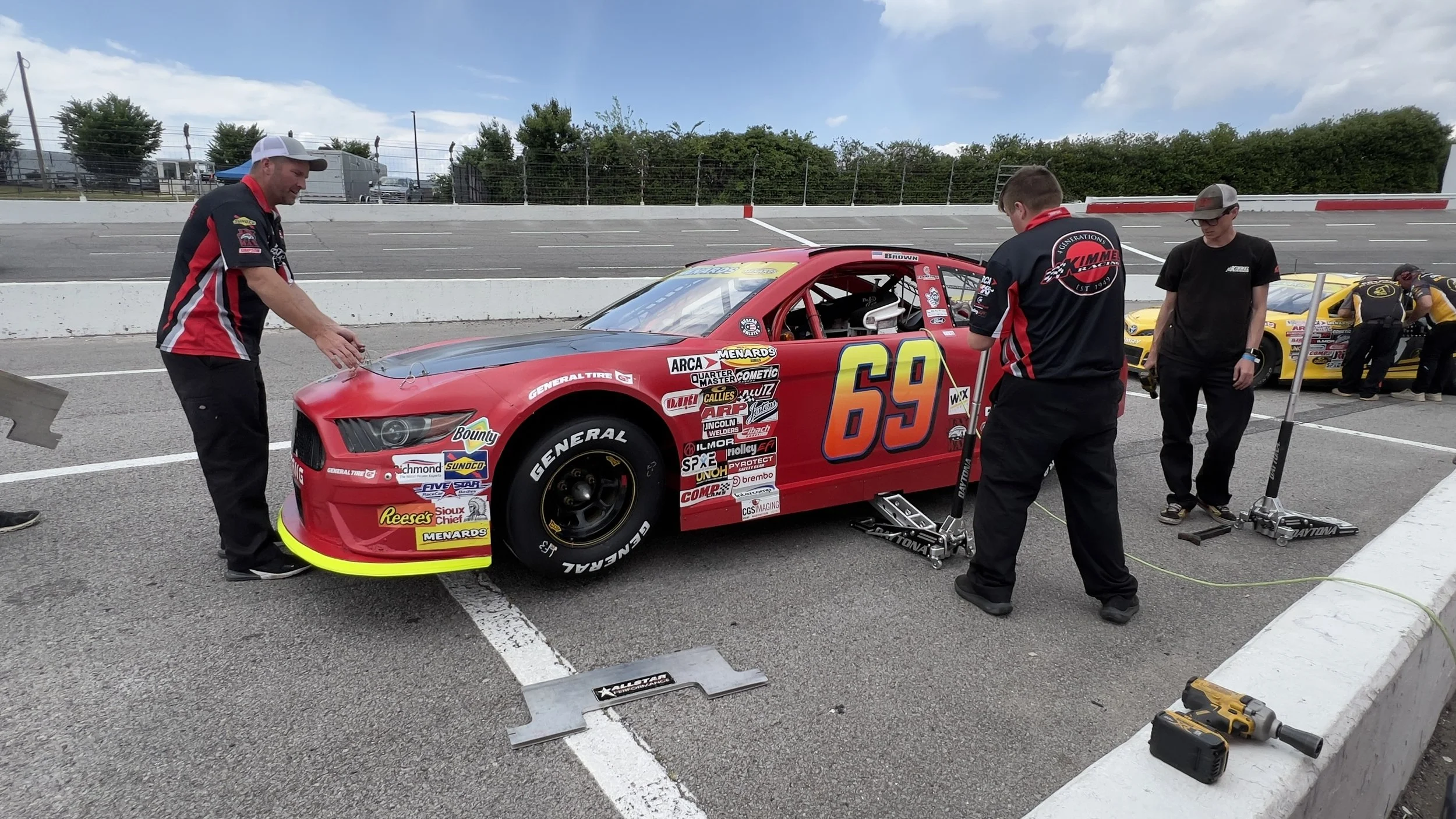 Landon Brown Racing in the Kimmel Racing ARCA Ford Mustang at Nashville Fairgrounds Speedway