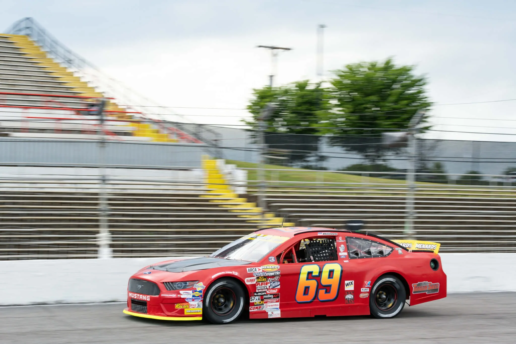 Landon Brown Racing in the Kimmel Racing ARCA Ford Mustang at Nashville Fairgrounds Speedway