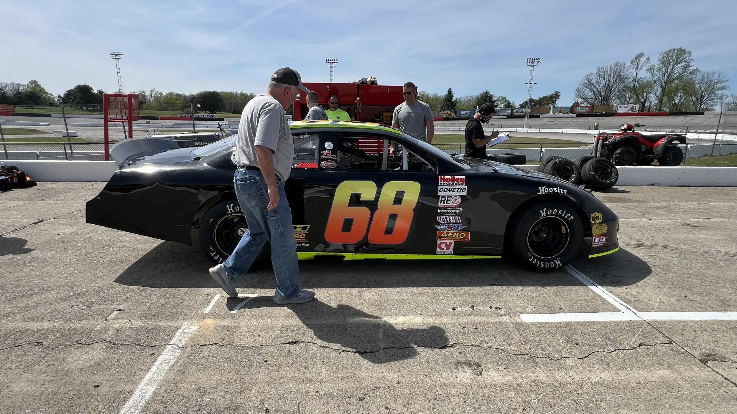 Landon Brown Racing testing for the ARCA series at Salem Speedway with Kimmel Racing. 