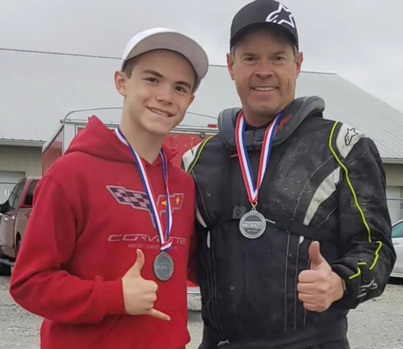 Landon Brown Racing New Castle Motorsports Park podium finishes