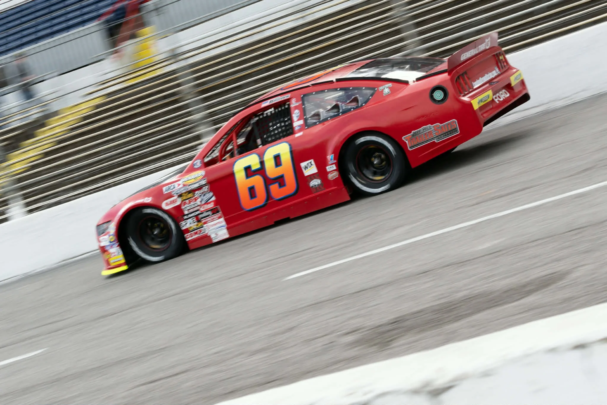 Landon Brown Racing in the Kimmel Racing ARCA Ford Mustang at Nashville Fairgrounds Speedway